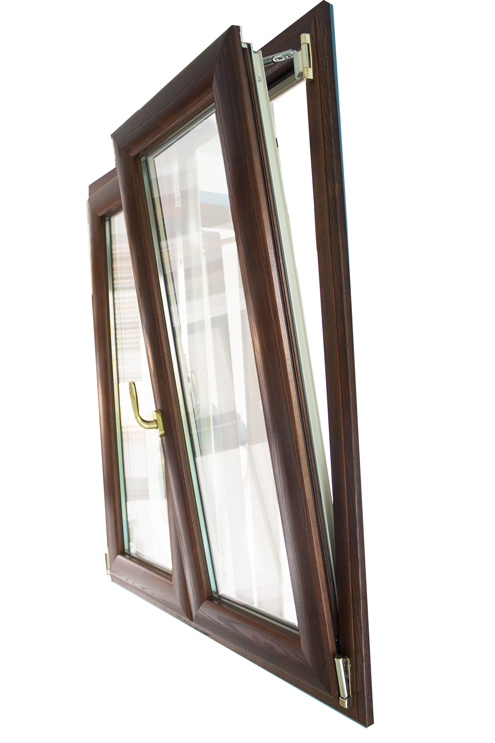 finestra in legno alluminio su misura