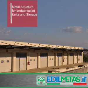 metal prefabricated unit for load storage