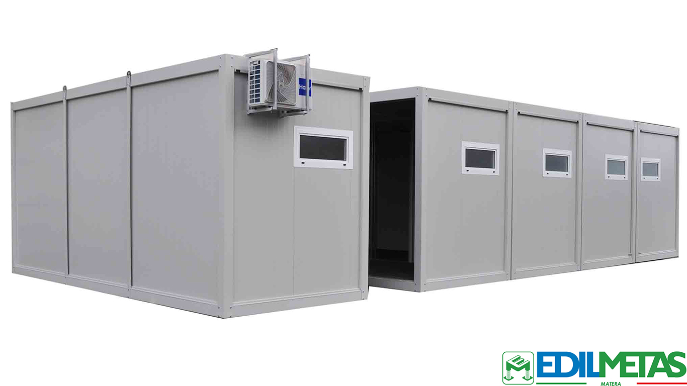 Container modulari per uffici, spogliatoi, alloggi