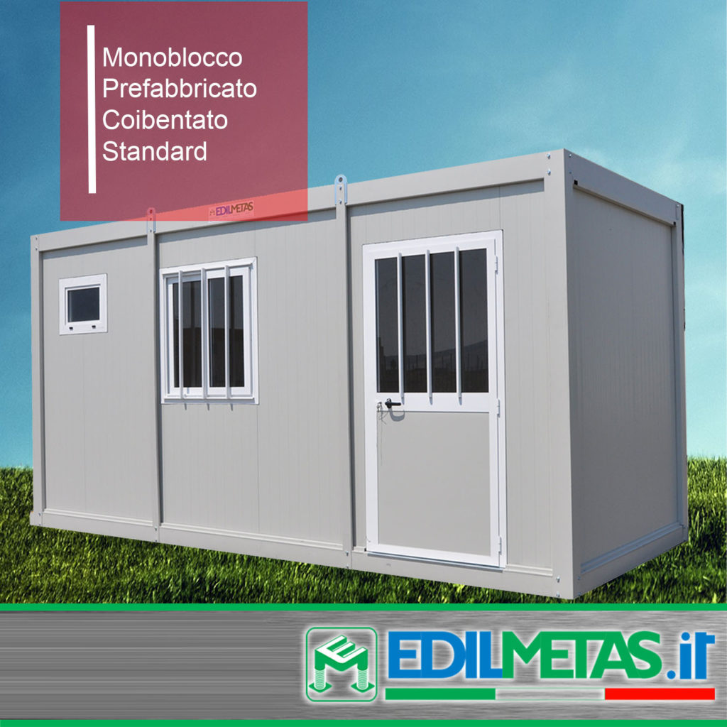 Monoblocco coibentato prefabbricato in versione standard